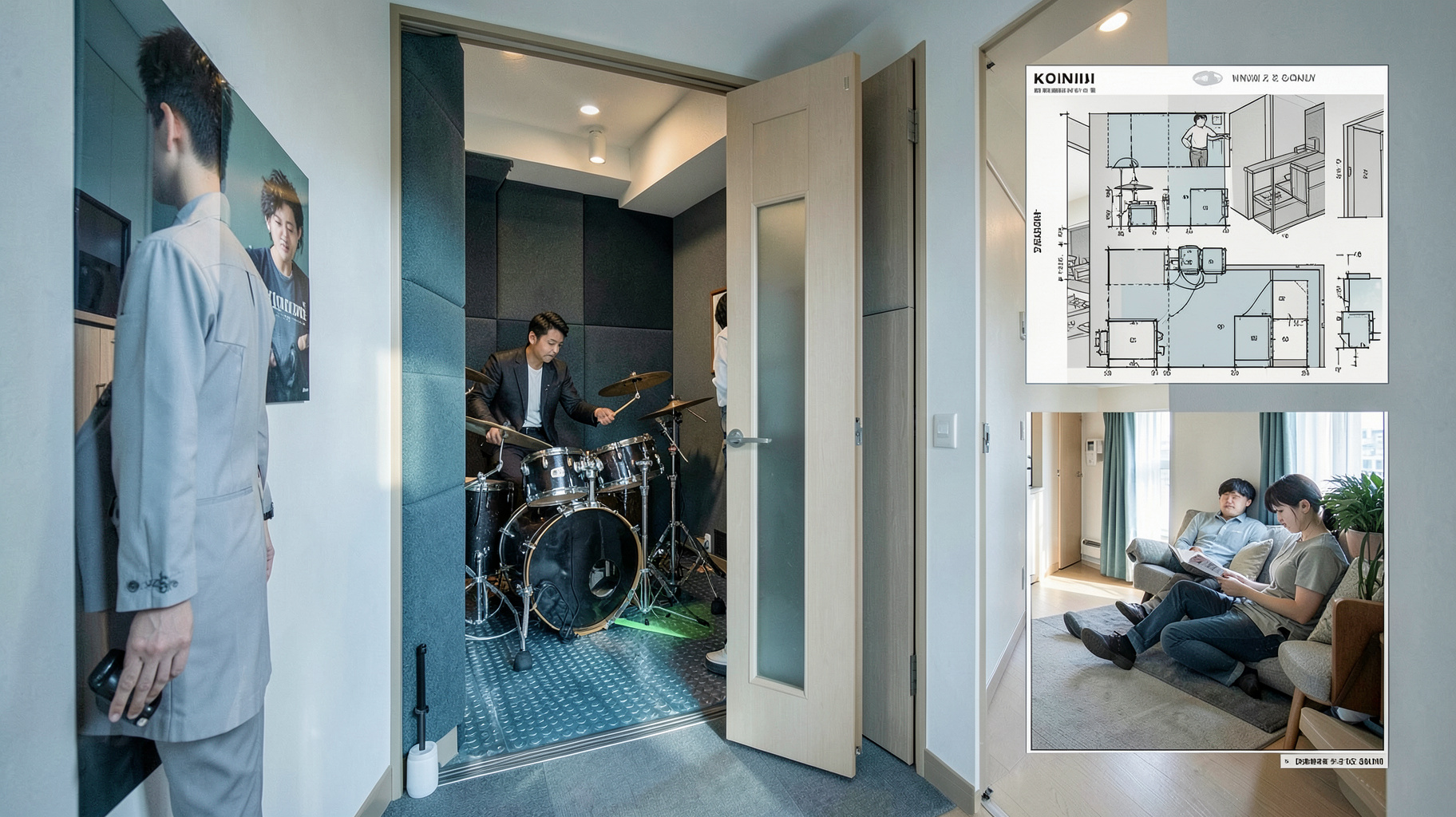 Dr-85の防音マンションが示す、24時間ドラム演奏の新しい住まい方